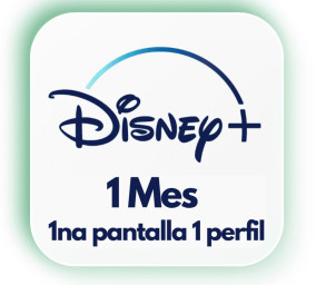 1na pantalla Disney Plus 1 MES.