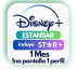 1na pantalla Disney Plus 1 mes (ESTANDAR)