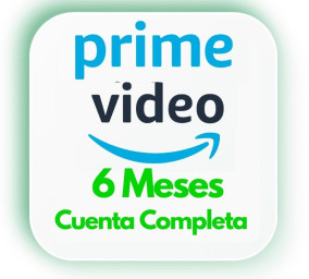 Prime Video cuenta Completa 6 MESES