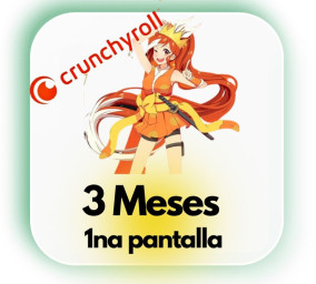 1na pantalla Crunchyroll 3 MESES