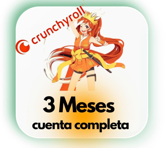 Crunchyroll cuenta Completa 3 MESES