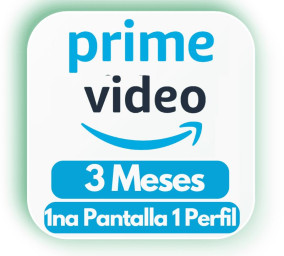 1na pantalla Prime Video 3 meses
